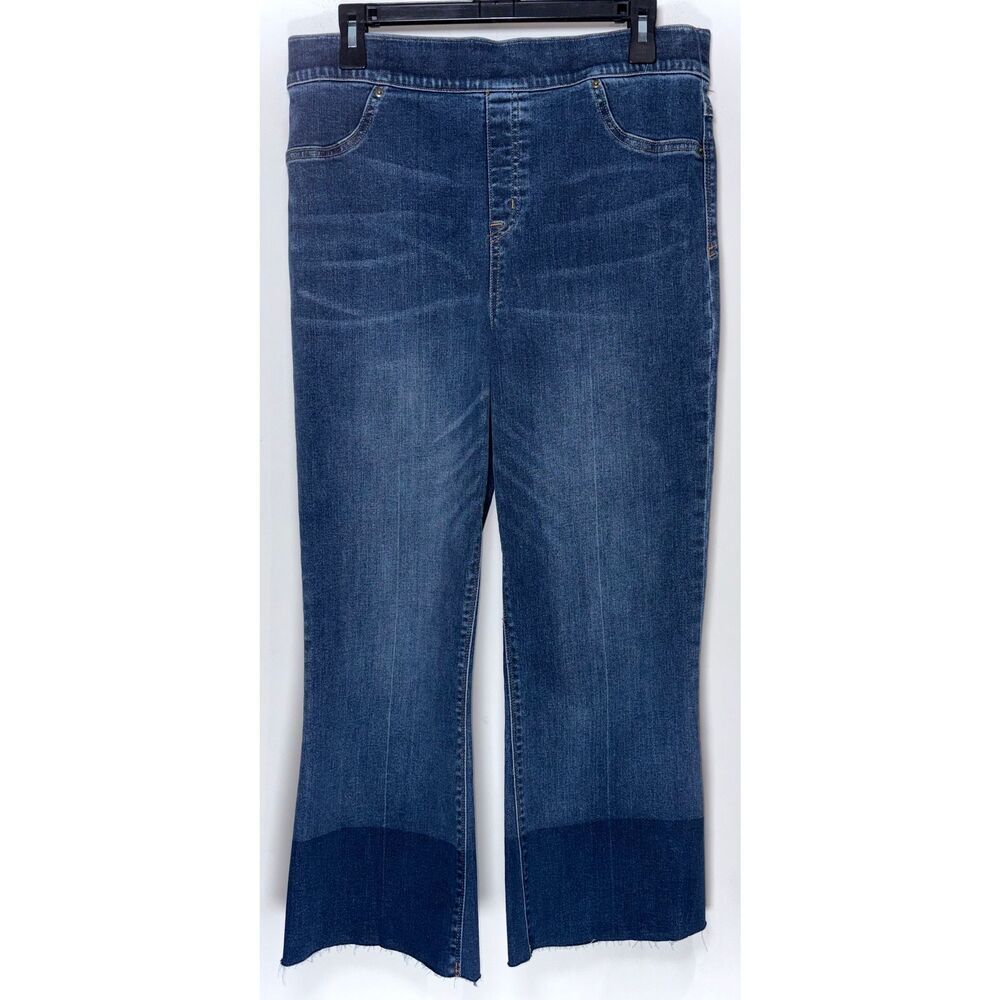 Spanx cropped flare jeans size XL